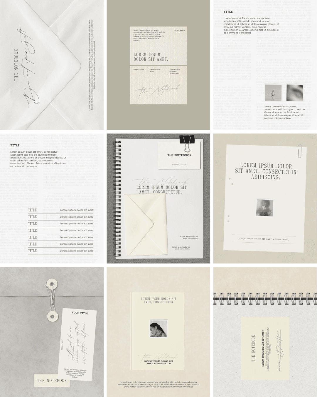 The Notebook – Social Media Templates