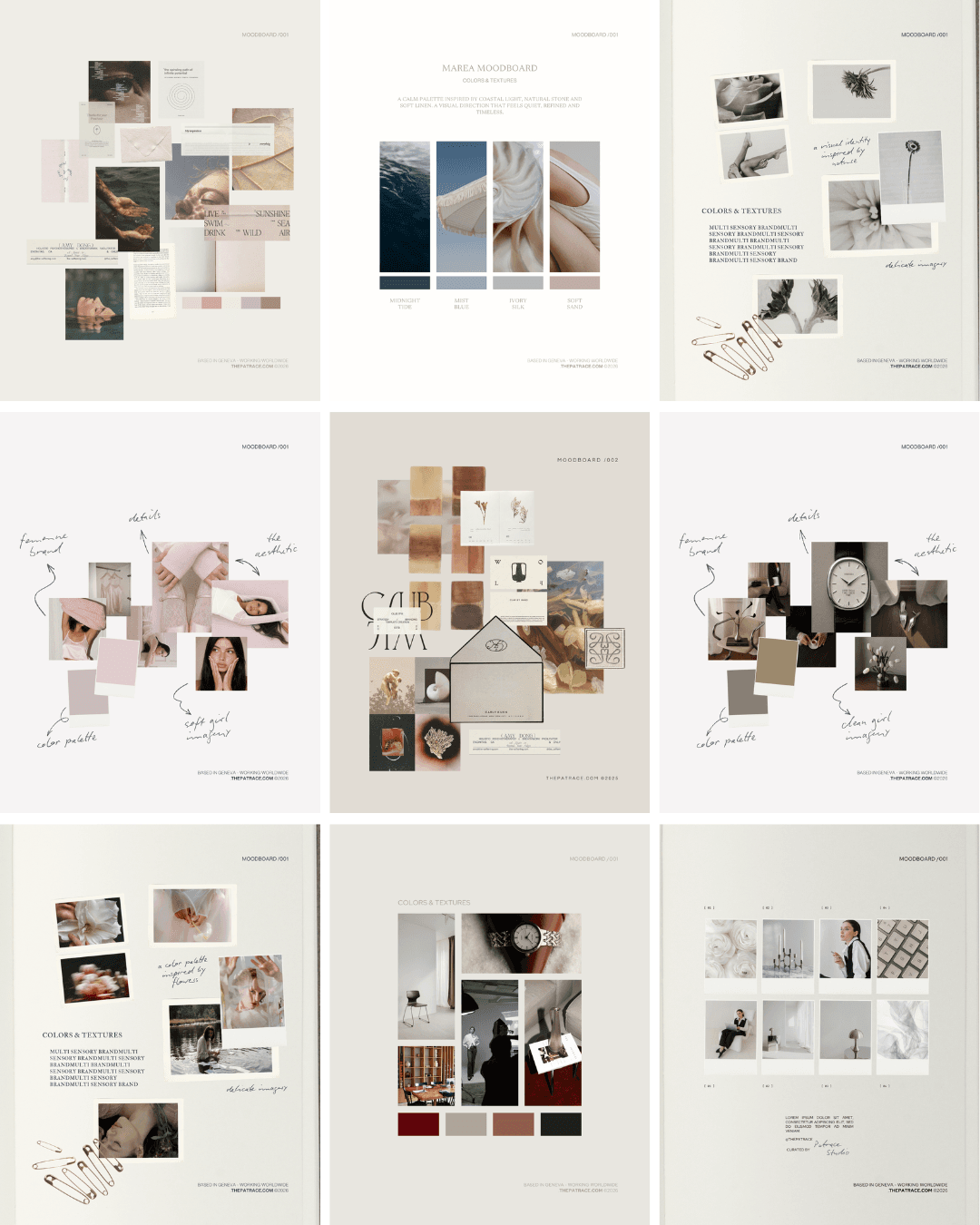 Brand Moodboard Template Pack