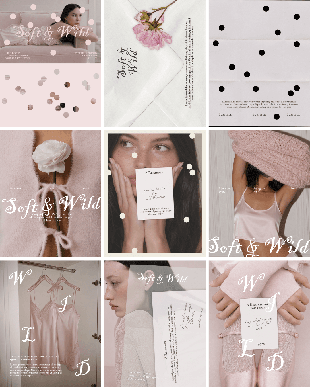 Soft & Wild – Social Media Templates